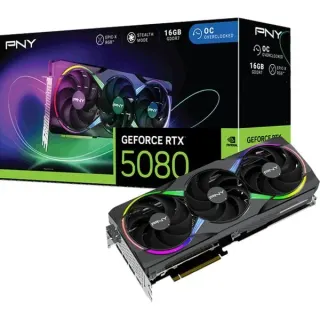 PNY GeForce RTX 5080 ARGB OC, Grafikkarte (DLSS 5, 3x DisplayPort, 1x HDMI 2.1)