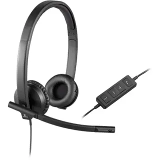 Logitech USB Stereo Headset H570e (schwarz)