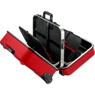KNIPEX Werkzeugkoffer "BIG Twin Move RED" 98 99 15 LE, Werkzeugkiste (rot/schwarz, leer)