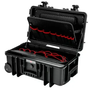 KNIPEX Werkzeugkoffer "Robust26 Move" 00 21 33 LE, Werkzeugkiste (schwarz, staub- und wasserdicht, flugtauglich)