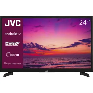 JVC LT-24VAH3455, LED-Fernseher (60 cm (24 Zoll), schwarz, WXGA, Triple Tuner, Android TV)