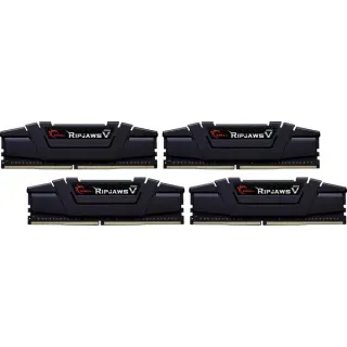 G.Skill DIMM 32 GB DDR4-4000 (4x 8 GB) Quad-Kit, Arbeitsspeicher (schwarz, F4-4000C18Q-32GVK, Ripjaws V, INTEL XMP)