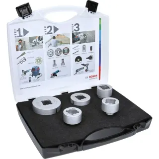 Bosch Professional PRO Ceramic dry X-LOCK Diamant-Bohrkronen-Set, Ø 20 - 68mm, Bohrer-Satz (5-teilig)