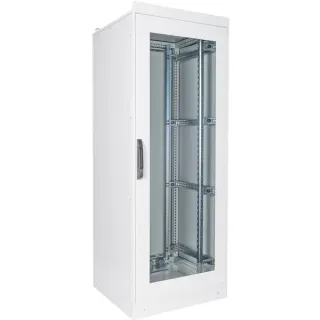 Digitus Industrie-Netzwerkschrank Indoor 800x800mm (BxT), IT-Schrank (hellgrau, 42 Höheneinheiten)