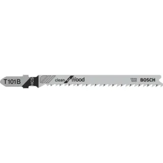 Bosch Professional Stichsägeblatt T 101 B Clean for Wood, 100mm (100 Stück)