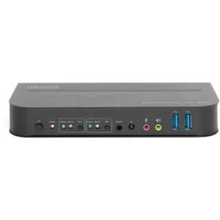 Digitus KVM-Switch 2-Port 4K60Hz (schwarz)