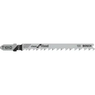Bosch Professional Stichsägeblatt T 101 D Clean for Wood, 100mm (100 Stück)