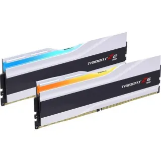 G.Skill DIMM 64 GB DDR5-6000 (2x 32 GB), Arbeitsspeicher (weiß, F5-6000J2836G32GX2-TZ5RW, Trident Z5 RGB, INTEL XMP)