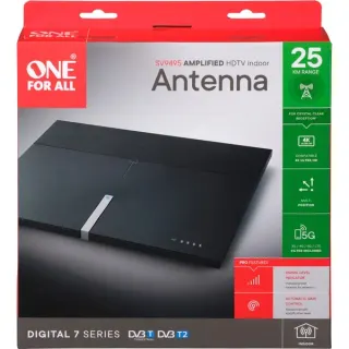 ONE FOR ALL DVB-T2 Zimmerantenne SV9495-5G (schwarz)
