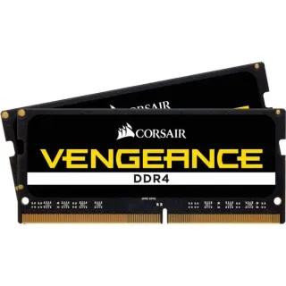 Corsair SO-DIMM 32 GB DDR4-2666 (2x 16 GB) Dual-Kit, Arbeitsspeicher (schwarz, CMSX32GX4M2A2666C18, Vengeance)