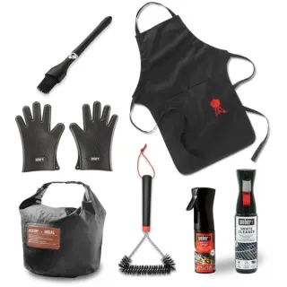 Weber SmokeFire Starterset, 7-teilig, Grillbesteck (schwarz)