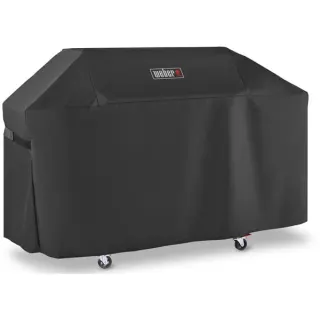 Weber Premium Abdeckhaube, Schutzhaube (schwarz, Weber Genesis SPX/E/S 435, 400)