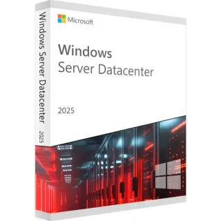 Microsoft Windows Server 2025 Datacenter 16 Core, Betriebssystem-Software (Deutsch, DVD-ROM, DVD)