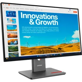 Lenovo ThinkVision P24QD-40, LED-Monitor (60.5 cm (23.8 Zoll), schwarz, QHD, IPS, DP, HDMI, USB-C, USB-Hub, 120Hz Panel)