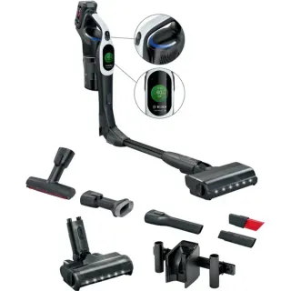 Bosch Home Unlimited 10 BCS1041WAC , Stielstaubsauger (schwarz/weiß, mit Akku und Ladegerät)