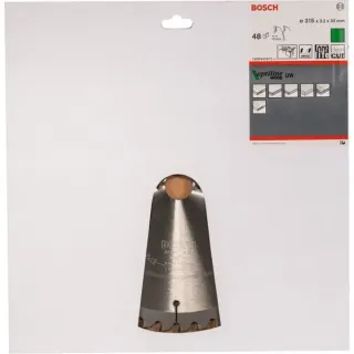 Bosch Professional PRO Wood Kreissägeblatt, Ø 315mm, 48Z (Bohrung 30mm, für Tischkreissägen)