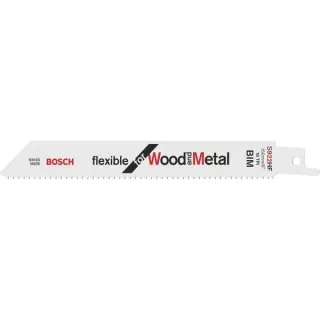Bosch Professional Säbelsägeblatt S 922 HF Flexible for Wood and Metal, 100 Stück (Länge 150mm)