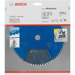 Bosch Professional Kreissägeblatt Expert for Aluminium, Ø 210mm, 72Z (Bohrung 30mm, für Handkreissägen)