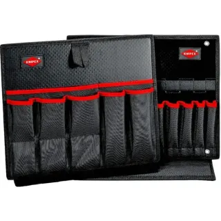 KNIPEX Werkzuegkarte für L-BOXX 00 21 19 LB WK, Tasche (schwarz/rot, leer)