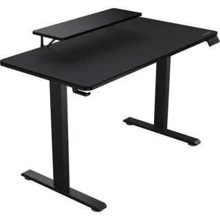 Cougar Gaming-Tisch E-Star 120 (schwarz, 120 x 60cm, mit Monitorständer)