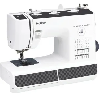 Brother Mechanische Nähmaschine HF27 - Strong & Tough (weiß/schwarz)