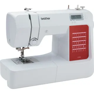 Brother Computernähmaschine CS10s (weiß/weinrot)