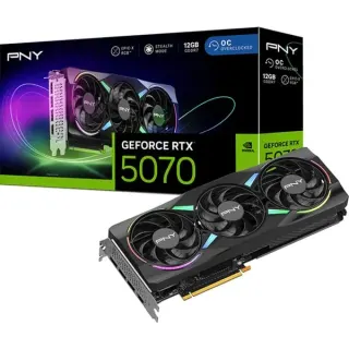 PNY GeForce RTX 5070 ARGB OC, Grafikkarte (DLSS 5, 3x DisplayPort, 1x HDMI 2.1)