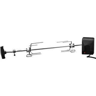 Napoleon Rotisserie Heavy Duty, für Gasgrill Freestyle, Grillspieß (edelstahl/schwarz)