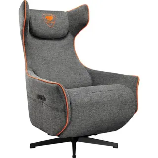 Cougar Gaming-Sofa Magus Gray, Gaming-Stuhl (grau/orange)