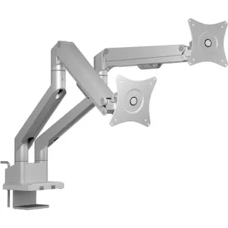 ICY BOX Monitorhalterung IB-MS524-T (grau, für 2 Monitore bis 32" (81cm))