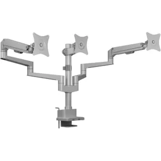ICY BOX Monitorhalterung IB-MS525-T (grau, für 3 Monitore bis 30" (76cm))