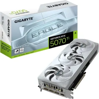 GIGABYTE GeForce RTX 5070 Ti EAGLE OC ICE 16G, Grafikkarte (DLSS 5, 3x DisplayPort, 1x HDMI 2.1)