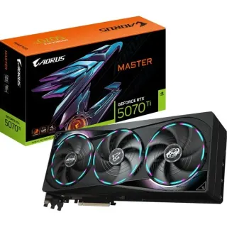 GIGABYTE GeForce RTX 5070 Ti AORUS MASTER 16G, Grafikkarte (DLSS 5, 3x DisplayPort, 1x HDMI 2.1)