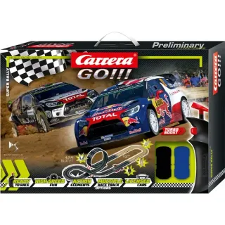 Carrera GO!!! Super Rally, Rennbahn