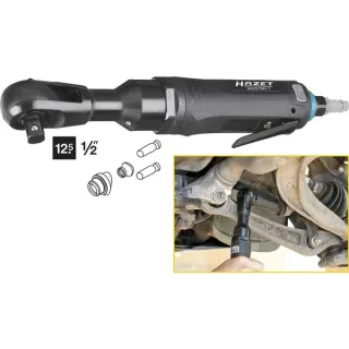 Hazet Schlag-Ratschenschrauber 9022SR-1, 1/2", Schlagschrauber (schwarz, geeignet für Handnachzug mit 270Nm)