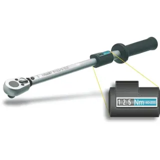 Hazet Drehmomentschlüssel 5122-2CLT, 1/2" (schwarz, inkl. Aufsteck-Knarre)
