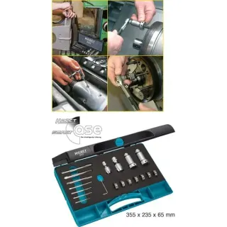 Hazet Gewinde-Schneid-Satz 849, 21-teilig, Gewinde-Reparatur (im SmartCase (1/3) 165-L)