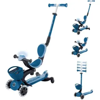 GLOBBER Go-Up Baby Lights 360, Scooter (hellblau/petrol)