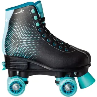 Muuwmi Rollschuh Disco Gr. 31-34, Rollschuhe (türkis/schwarz)