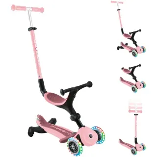 GLOBBER Go-Up Active Lights 360, Scooter (rosa/pink)