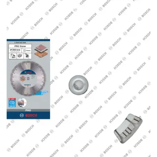 Bosch Professional PRO Stone Diamanttrennscheibe, Ø 350mm (Bohrung 20 / 25,4mm)