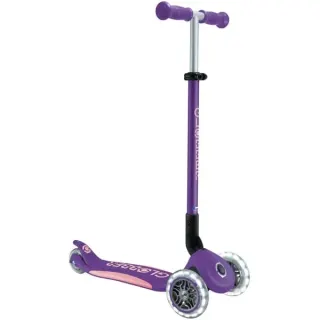 GLOBBER Primo Foldable Plus Lights, Scooter (lila/rosa)