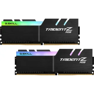 G.Skill DIMM 16 GB DDR4-4000 (2x 8 GB) Dual-Kit, Arbeitsspeicher (schwarz, F4-4000C18D-16GTZRB, Trident Z RGB, INTEL XMP)