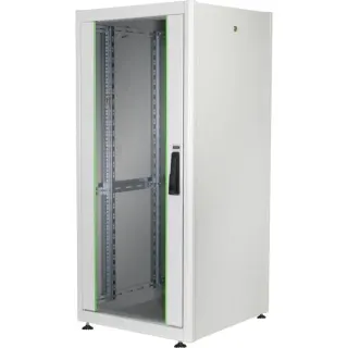 Digitus 483-mm-Netzwerkschrank, 26HE, IT-Schrank (hellgrau, 26 Höheneinheiten)