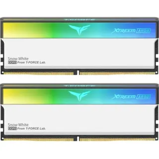 Team Group DIMM 32 GB DDR5-8000 (2x 16 GB) Dual-Kit, Arbeitsspeicher (weiß, FFAD532G8000HC38DDC01, XTREEM ARGB, INTEL XMP, AMD EXPO)