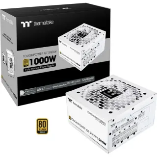 Thermaltake Toughpower GT Snow 1000W, PC-Netzteil (weiß, 1x 12-Pin High Power GPU, 5x PCIe, Kabelmanagement, 1000 Watt)