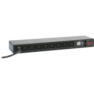 APC Rack PDU, mit Schaltfunktion, 1 HE, 12 A/208 V, 10 A/230 V, (8) C13, Verteiler (schwarz, AP7920B)