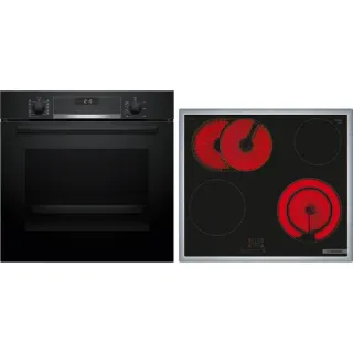 Bosch HBD631CS63 Serie 6, Backofen-Set (schwarz, 60 cm)