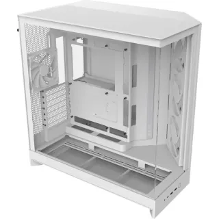 NZXT H9 Flow RGB , Tower-Gehäuse (weiß (matt), Tempered Glass x 2)