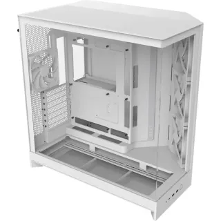NZXT H9 Flow , Tower-Gehäuse (weiß (matt), Tempered Glass x 2)